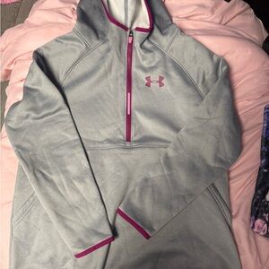 Under Armour Gray and Pink ColdGear Jacket
